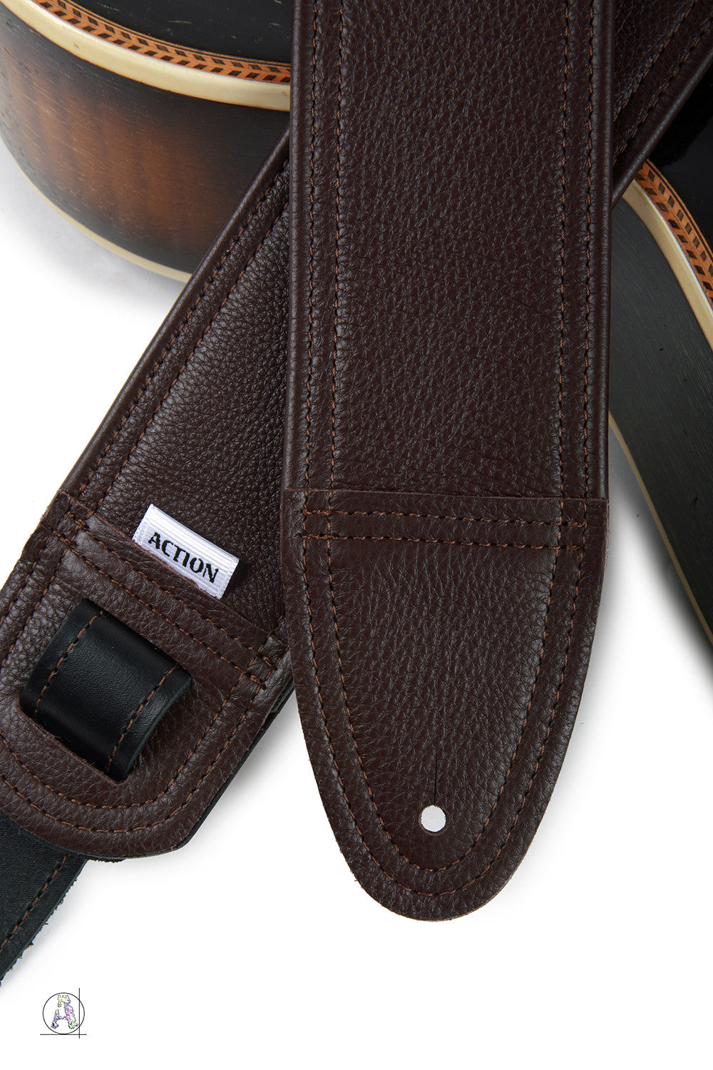 Simply Classy Brown 100 Custom Guitar Strap