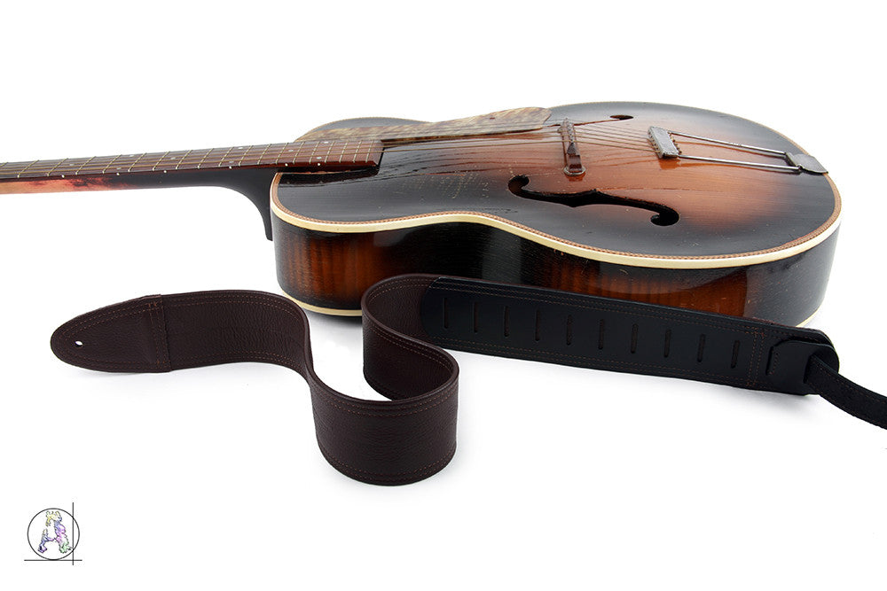 Simply Classy Brown 100 Custom Guitar Strap