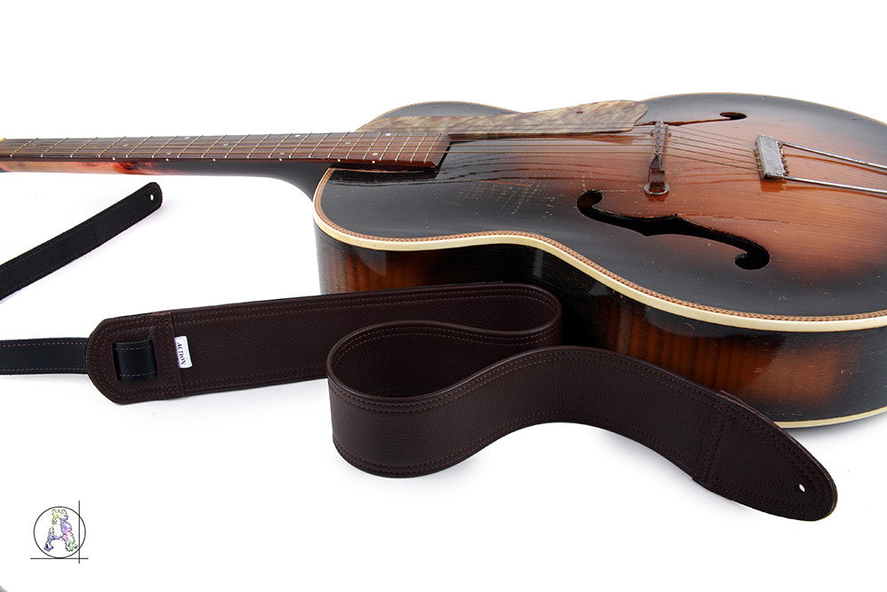 Simply Classy Brown 100 Custom Guitar Strap