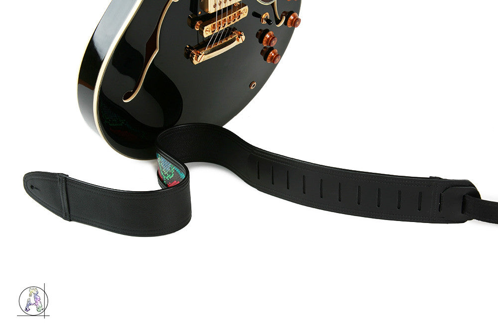 Handpainted Python II Custom Guitar Strap