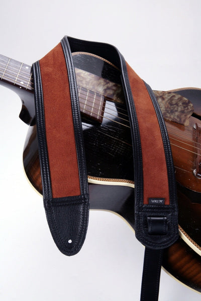 Deer Suede in Black Leather